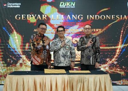 Kanwil DJKN Jatim dan BRI Menggelar Gebyar Lelang Indonesia